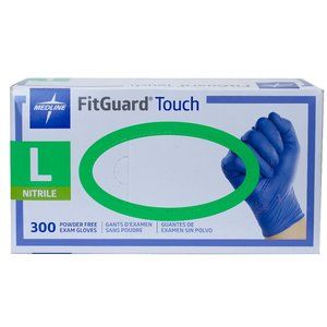 MedLine FitGuard Nitrile Exam Gloves (300 Gloves/Box)